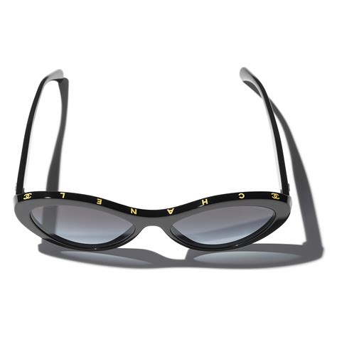 chanel chunky cc sunglass|CHANEL Sunglasses: Oval Sunglasses, acetate — Fashion.